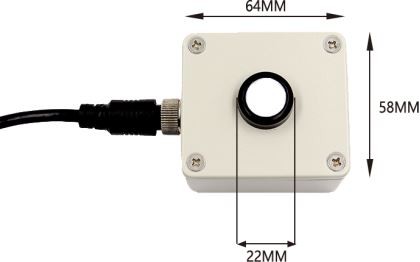 Sensor de intensidad de luz RS485 y 4-20mA